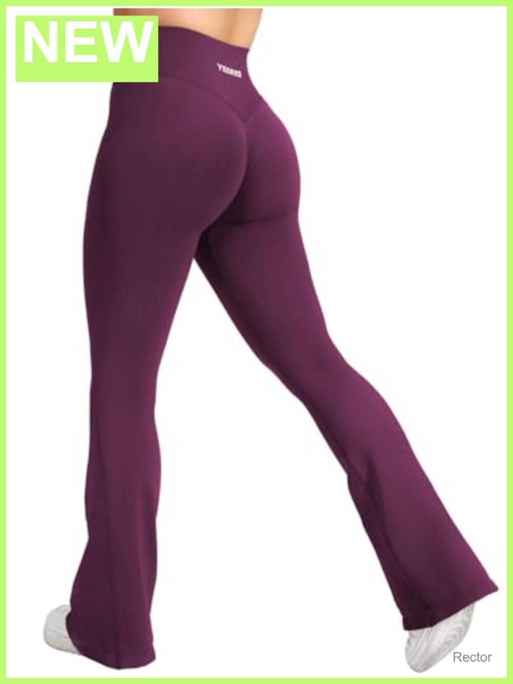 Seamless Mini Flare Leggings High Waisted Tummy Control Gym Yoga Pants